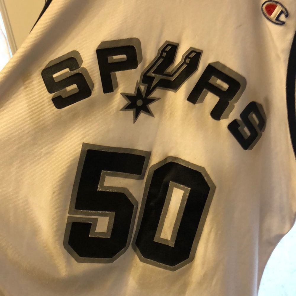 Vintage Champion David Robinson Spurs Jersey - Picture 4 of 5